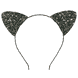 Spooky Glitter Cat Ears