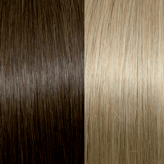 Clip-In Hair Extensions 50/55 cm Meches - 18/24 Blond/Ash Blond