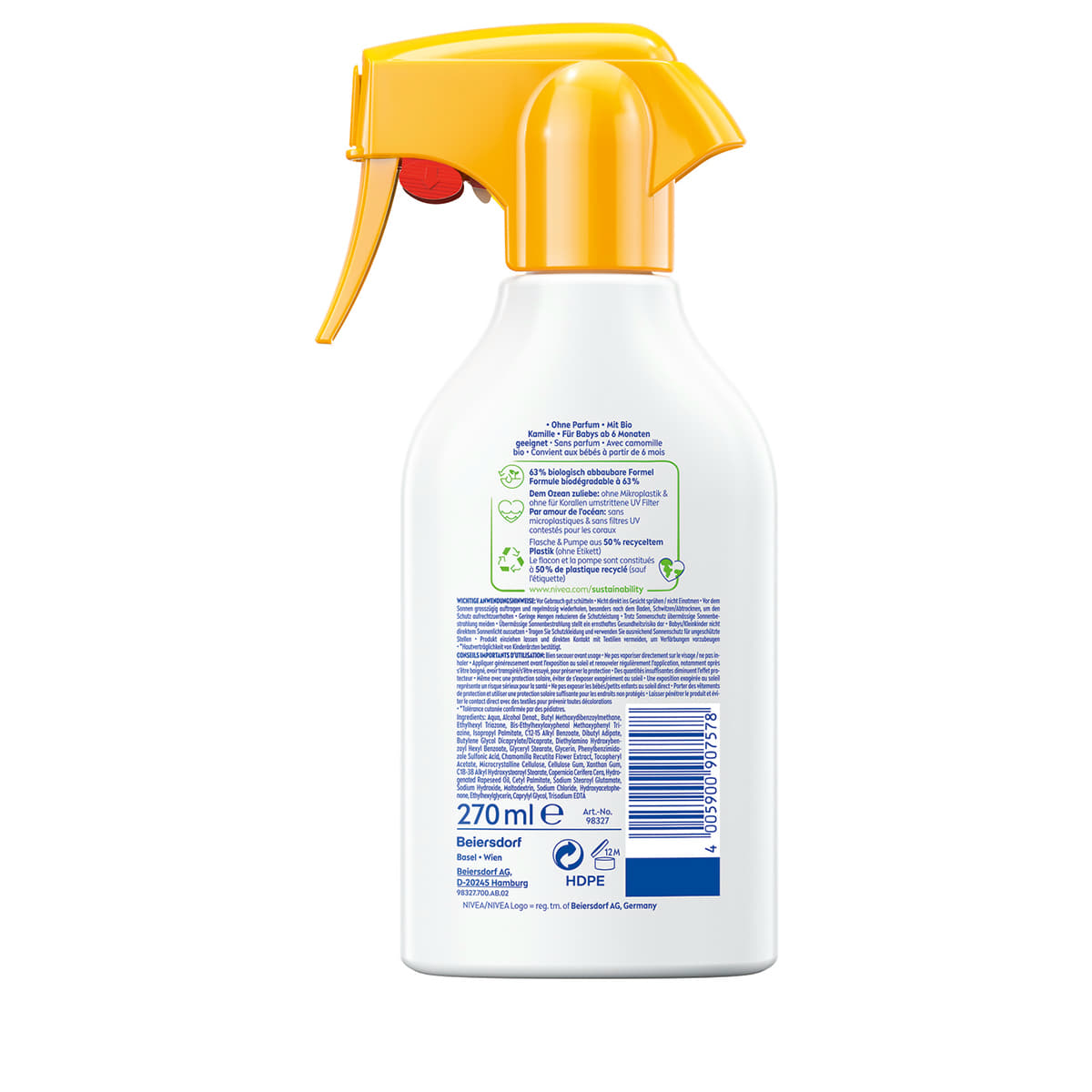 Babies & Kids Sensitive Protect Trigger SPF50+