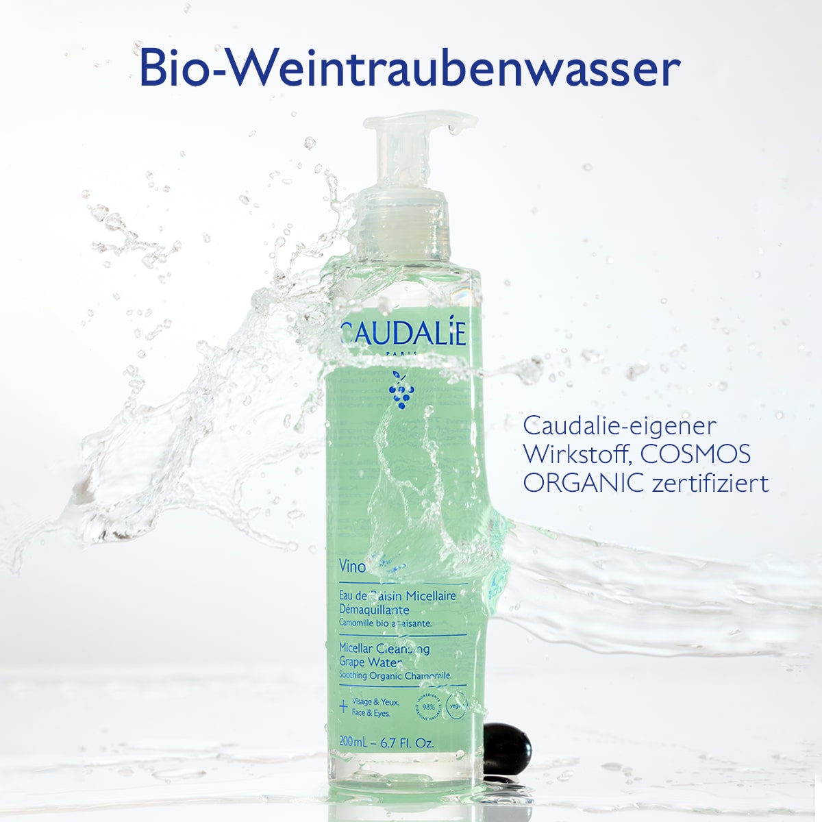 Mizellar-Reinigungswasser mit Traubenwasser