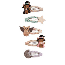 Halloween Cat Mini Hair Clips