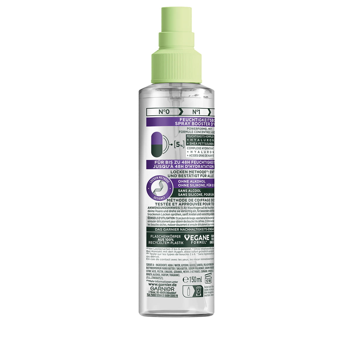 Locken Methode Feuchtigkeitsboost Haarpflege-Spray für alle Arten von Locken