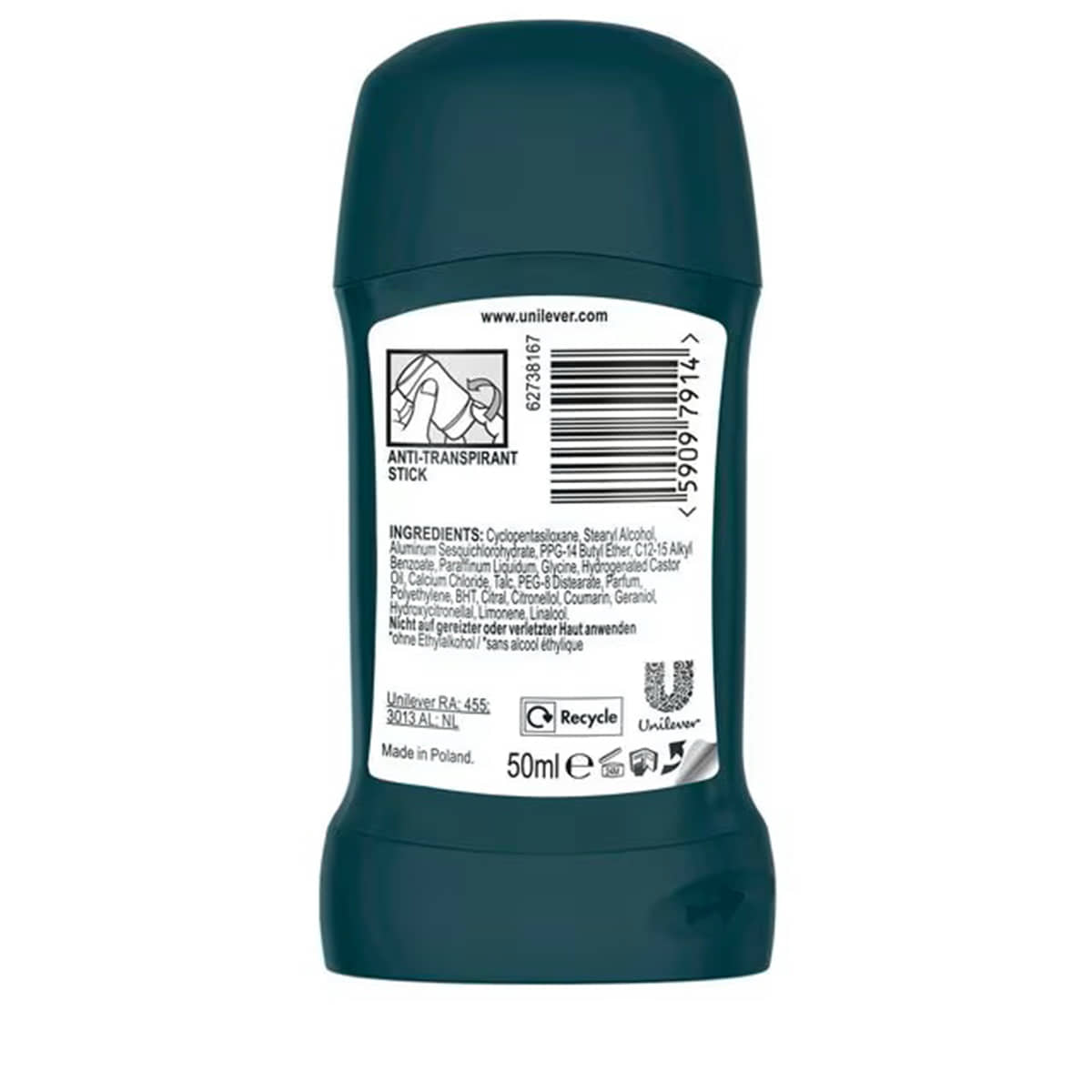 Anti-Transpirant Deostick Men Cobalt Dry