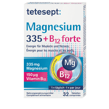 Magnesium 335 + B12 forte - 32 Tablets