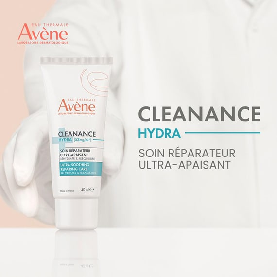 Crème hydratante apaisante pour traitements contre l’acné