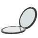 Pocket Mirror - black, x1 and x2