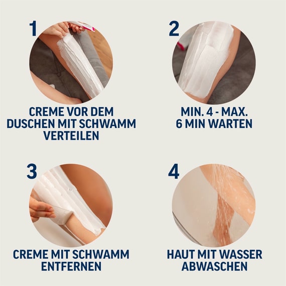 Dusch-Haarentfernungs-Creme