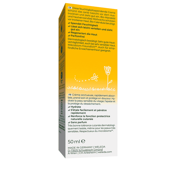 Calendula Crema Viso senza profumo