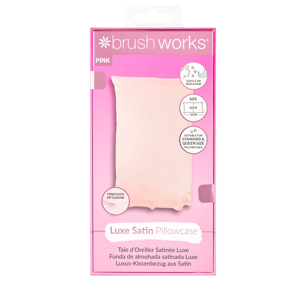 Luxe Satin Pillowcase - Pink
