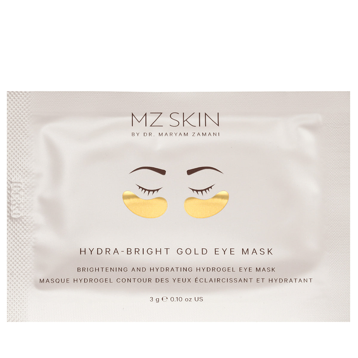 Hydra-Bright Gold Eye Mask - 5x
