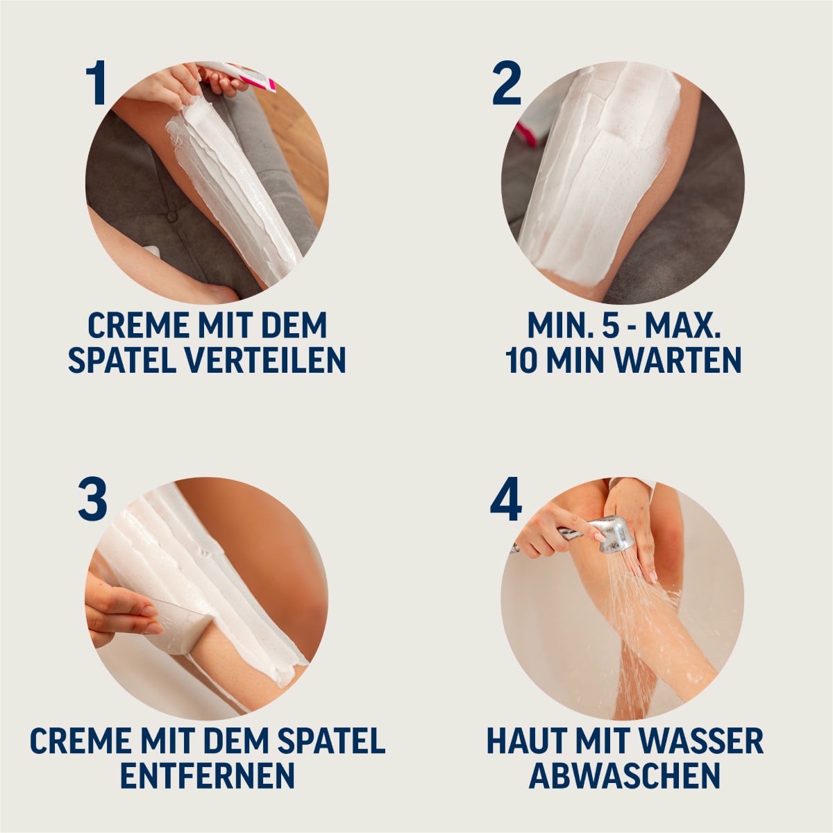 Haarentfernungscreme sensible Haut
