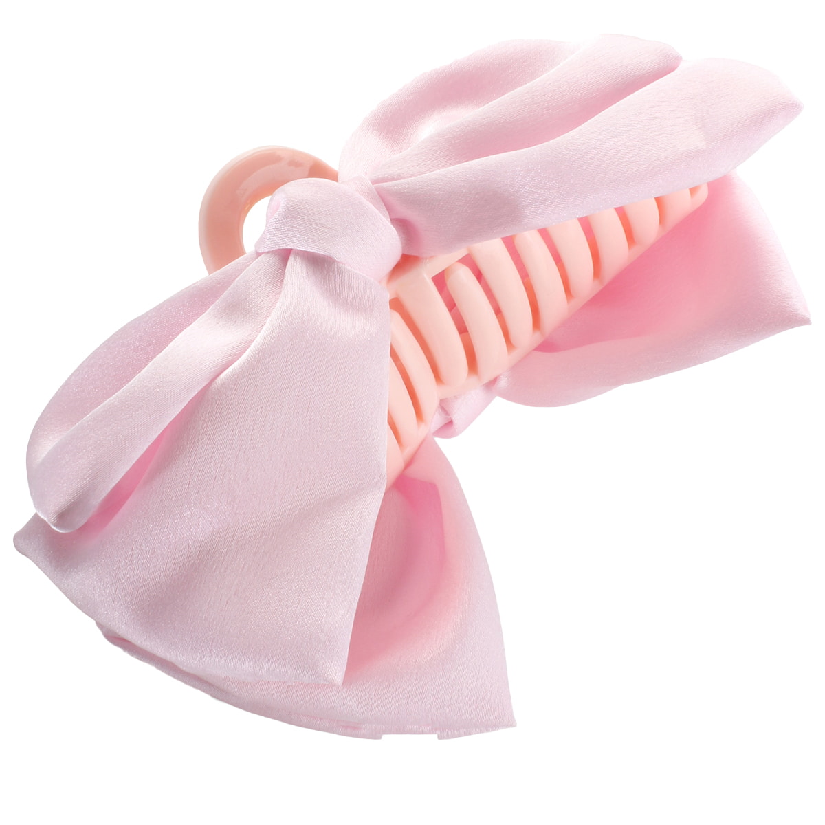 Pince À Cheveux Avec Perles Et Pince À Cheveux Avec Noeud - rose