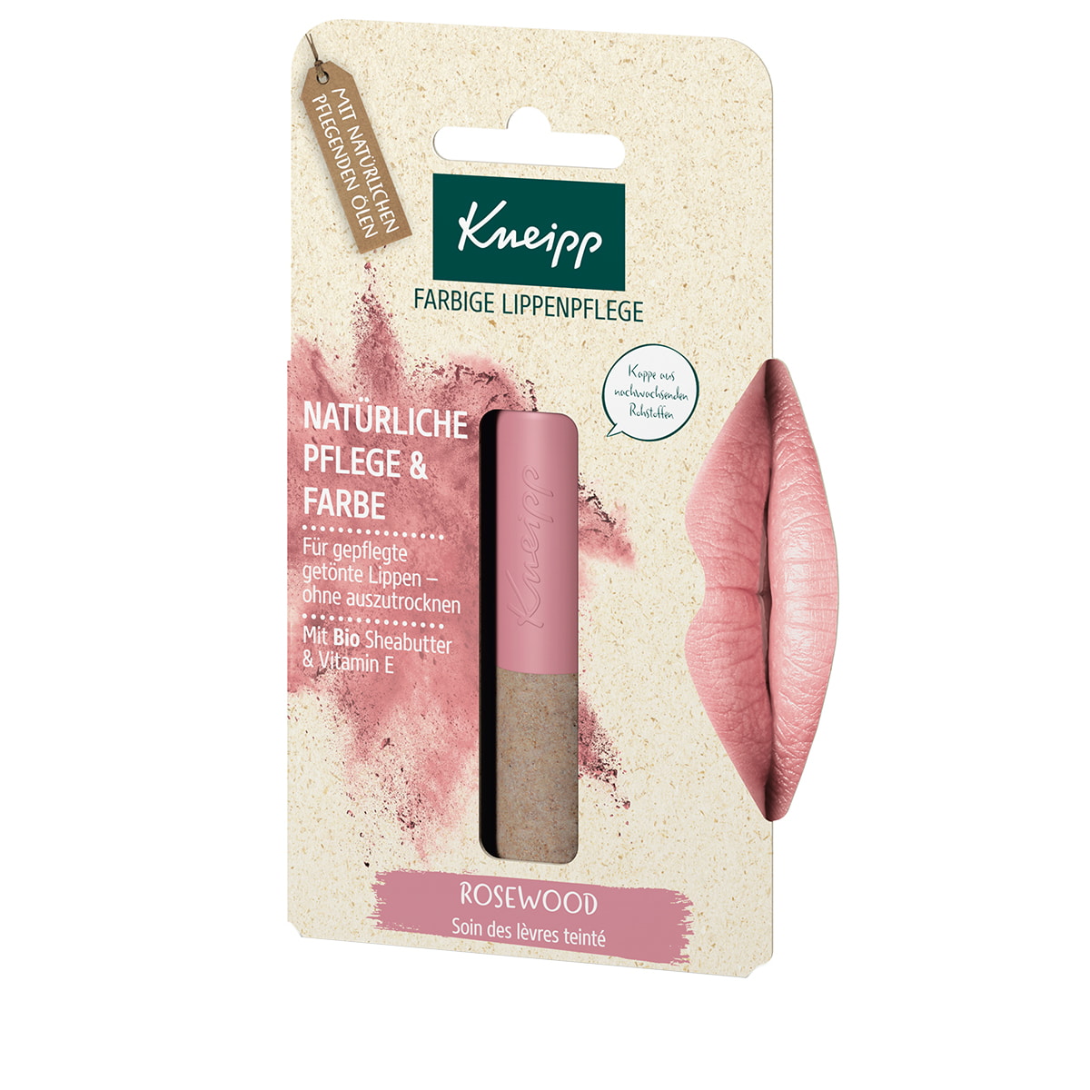 Farbige Lippenpflege - Rosewood