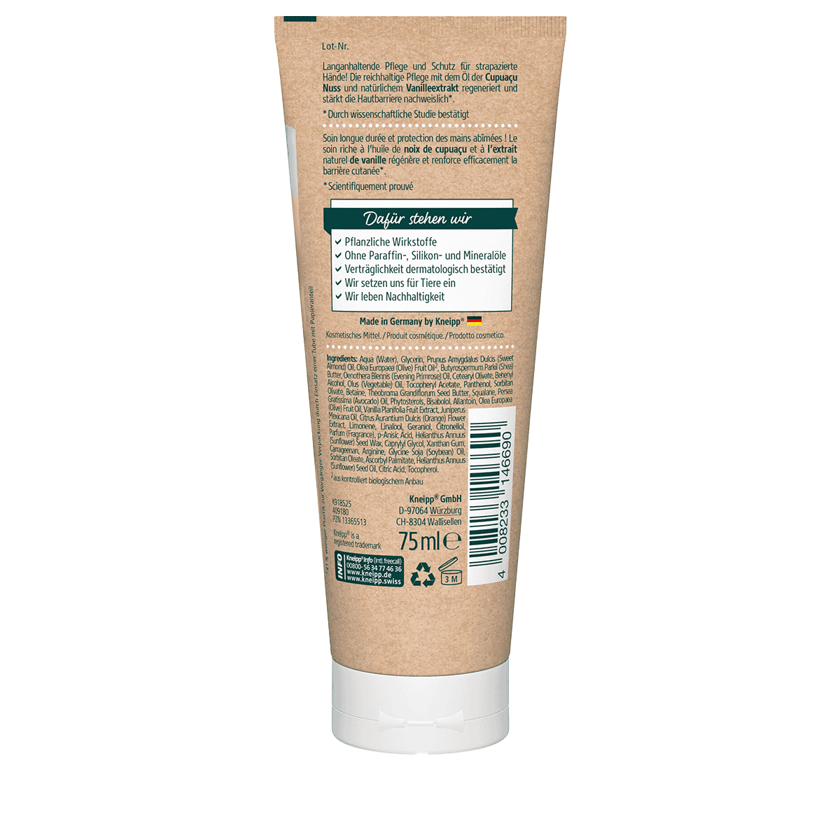 Crème pour les Mains Réparatrice Soin Hivernal
