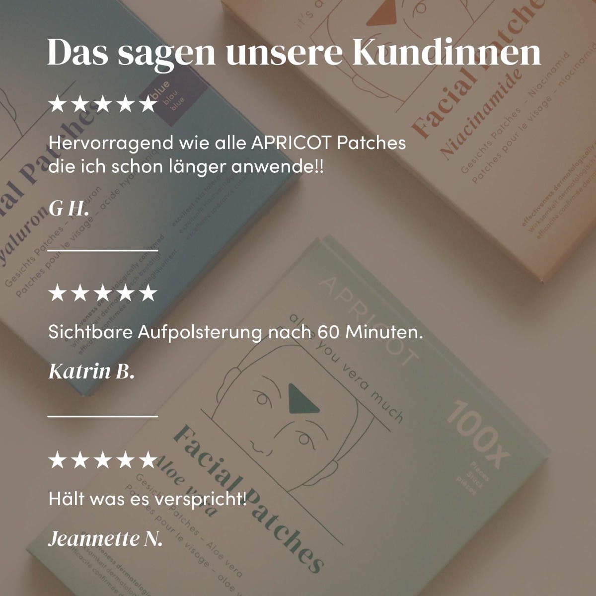 Mund Patches mit Niacinamide 