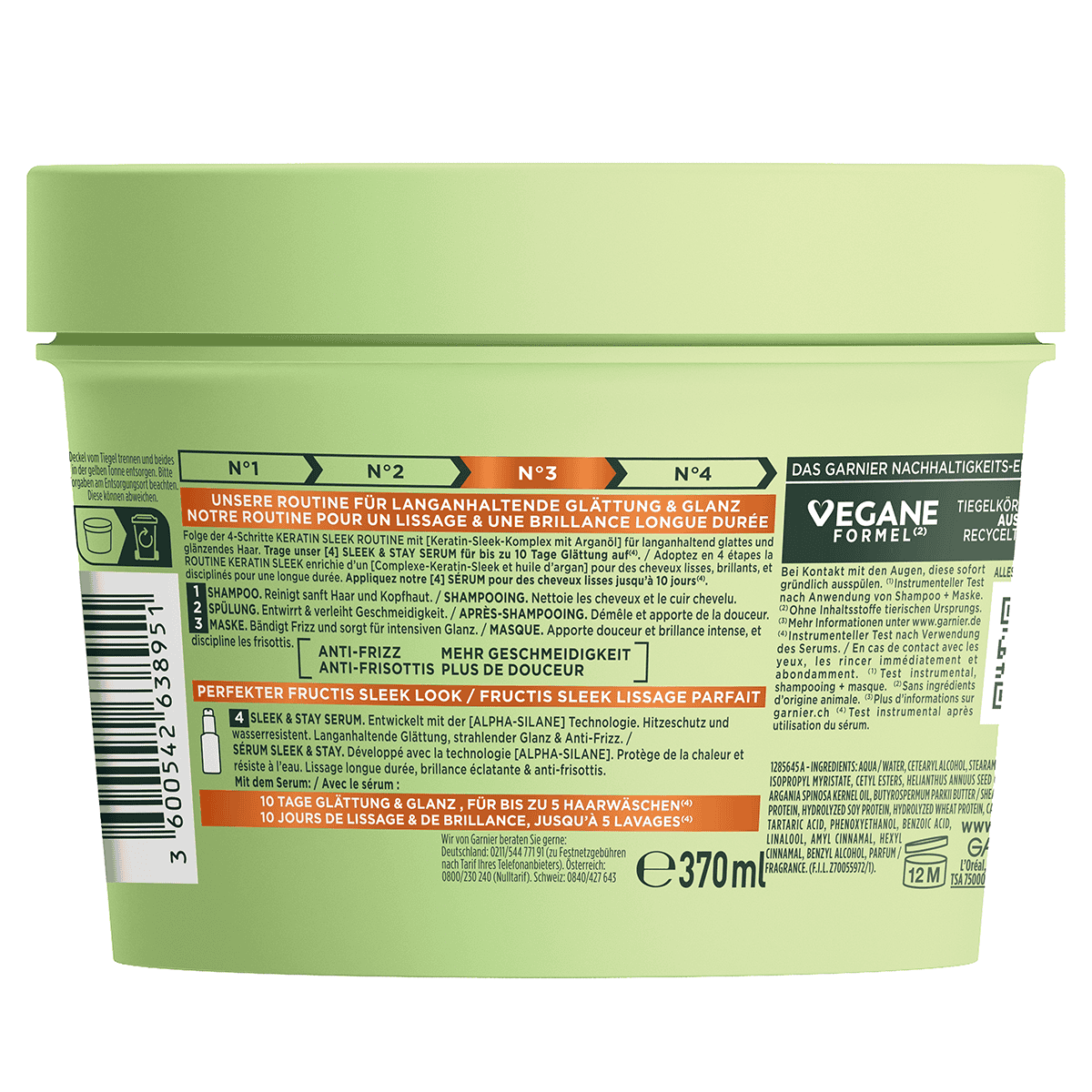 Masque Lissant à la Kératine