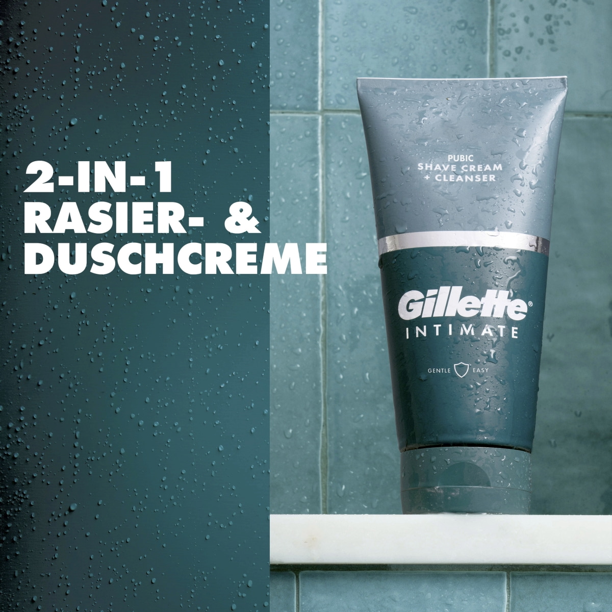 2-in-1 Rasier- und Duschcreme für den Intimbereich