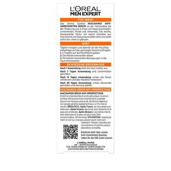 Sérum anti-imperfections Niacinamide Derma Control