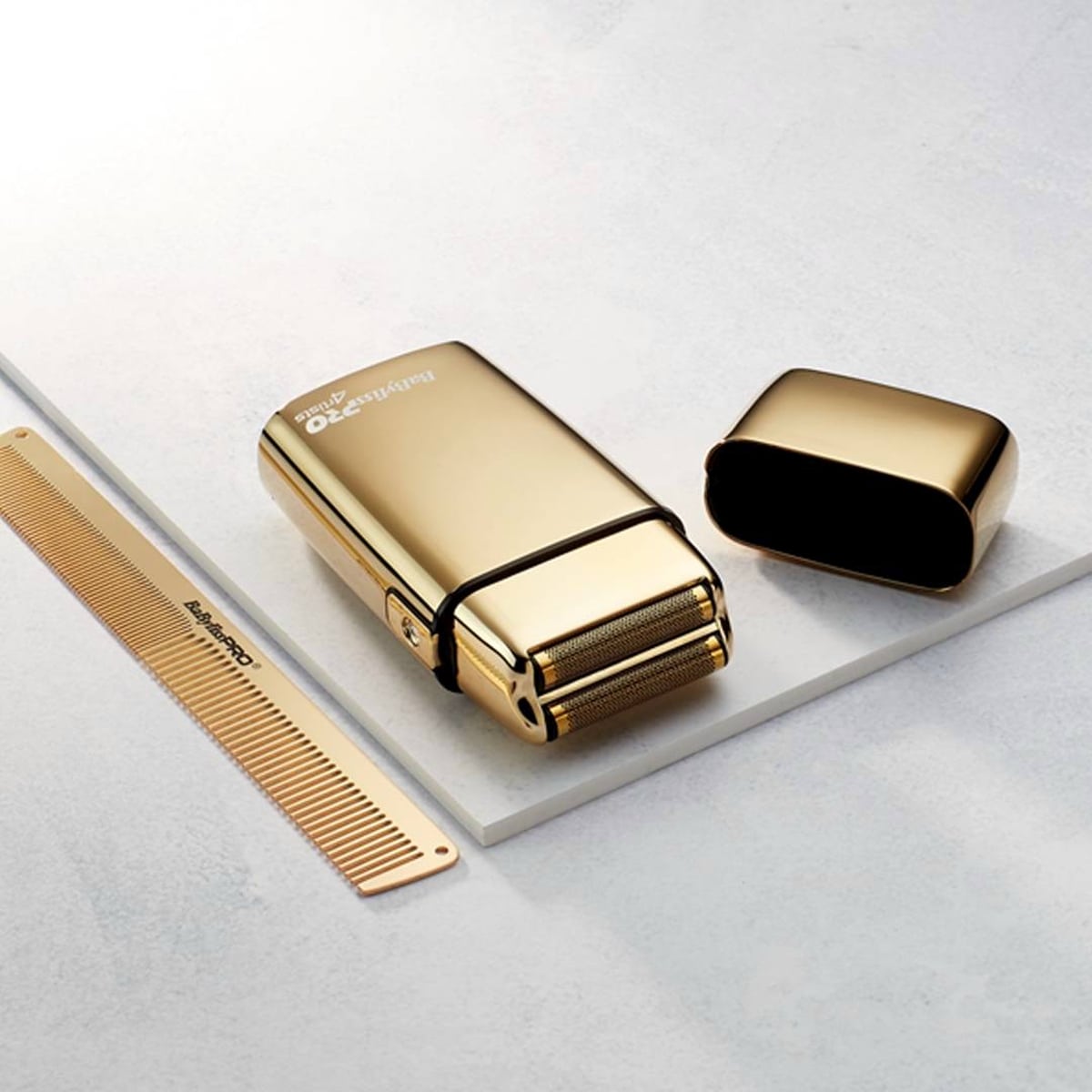 Professionelle Doppel Folienrasierer Gold 4Artists