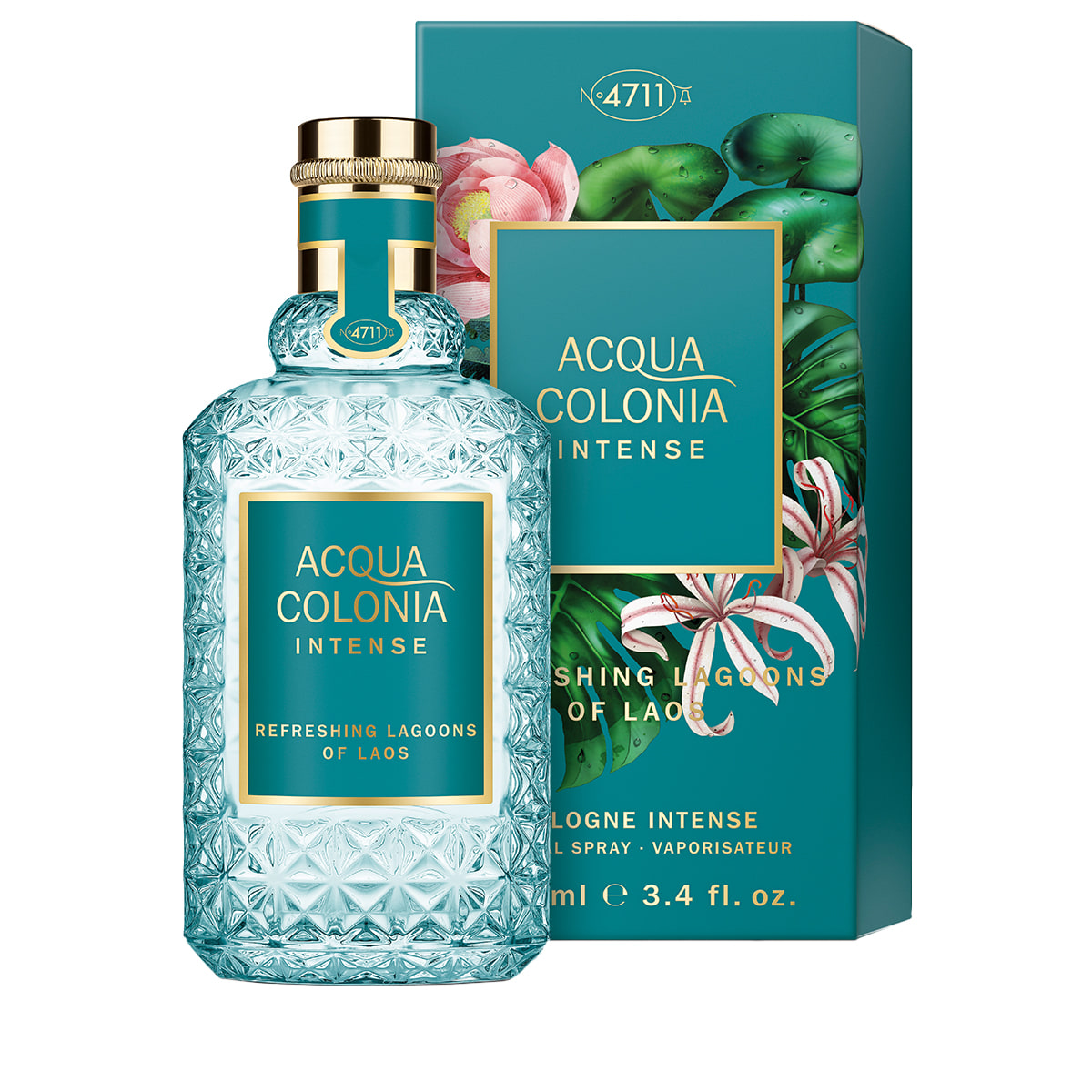 Eau de Cologne Natural Spray Refreshing Lagoons of Laos