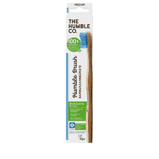 Bamboo Toothbrush for Adults – Medium, Blue