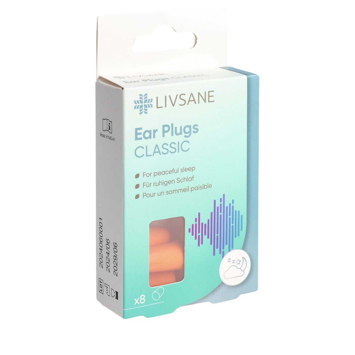 Bouchons d’oreilles classique - 8 pcs.