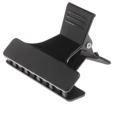 Abteilklammern Schwarz 12 Stk.