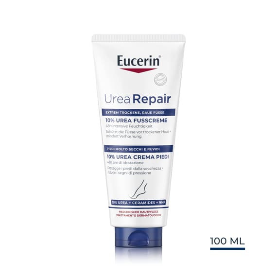 Crema per piedi al 10% di urea