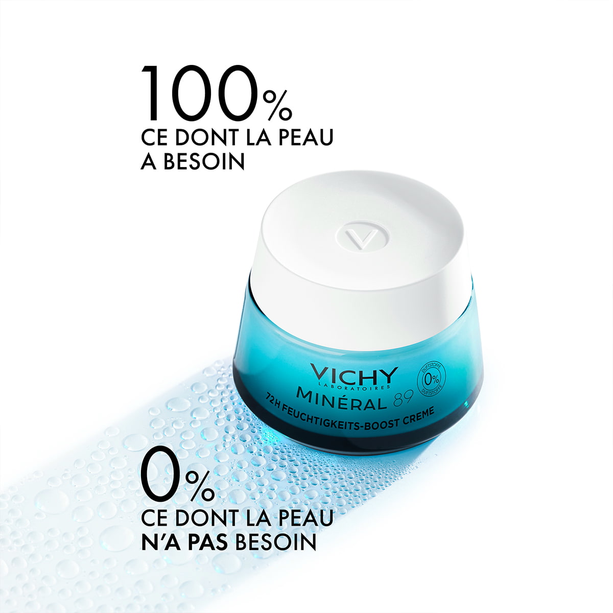 Crème Boost d'hydratation 72H pour la peau normale