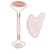Gua Sha & Roller Set - Rose Quartz