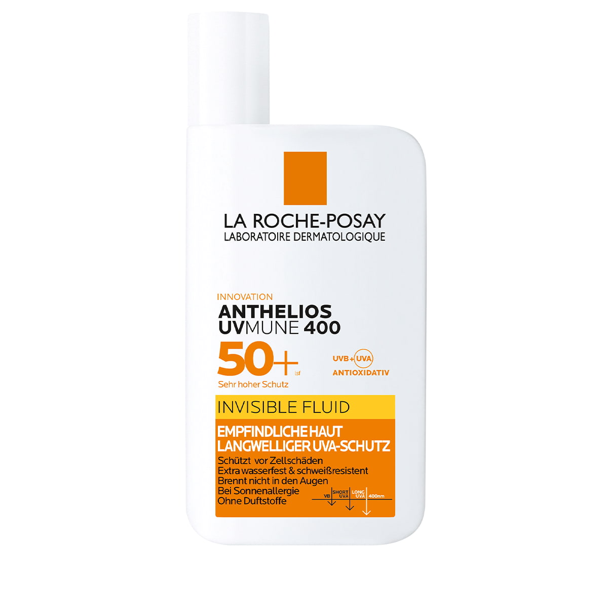 Invisible Fluid UVMune 400 SPF 50+ - Crème solaire pour le visage