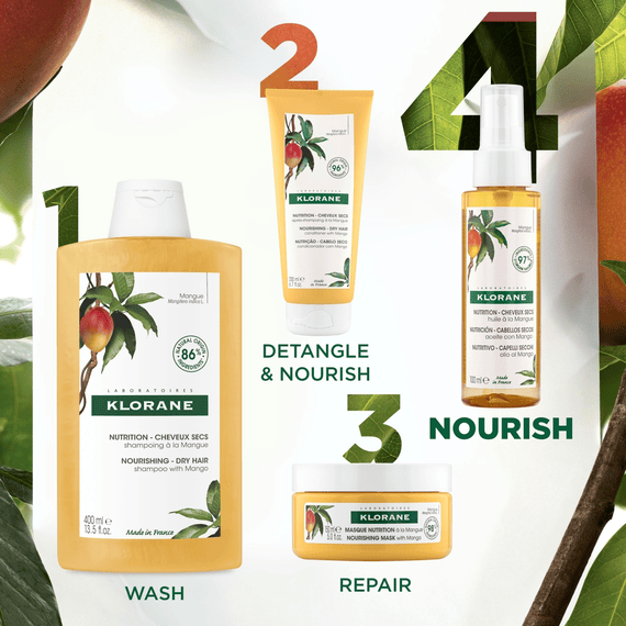 Nourishing Hair Oil for Dry Hair with Mango