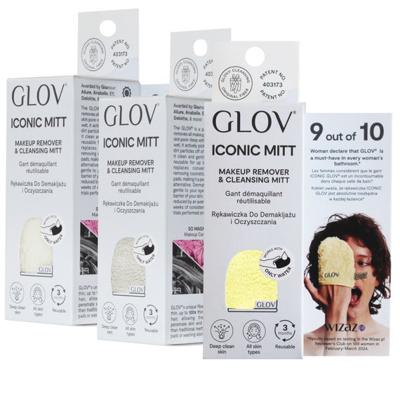 3x Iconic Mitt - Ivory, Banana & Silver Stone