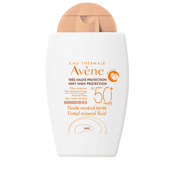 Fluide solaire minéral teinté SPF50+