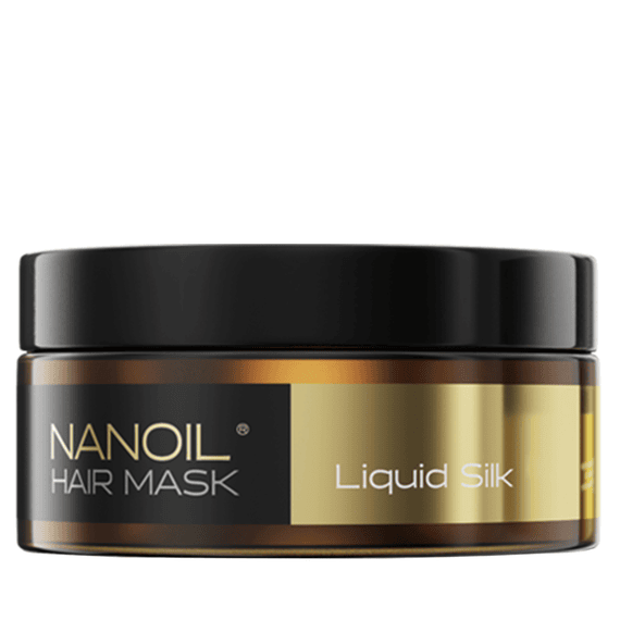 Haarmaske mit flüssiger Seide