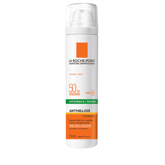 Spray Visage SPF50 - Crème Solaire Visage Transparent à l'eau thermale