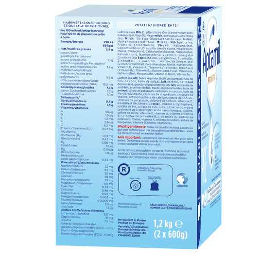 Aliment Lacté Pour Nourrissons Format Maxi
