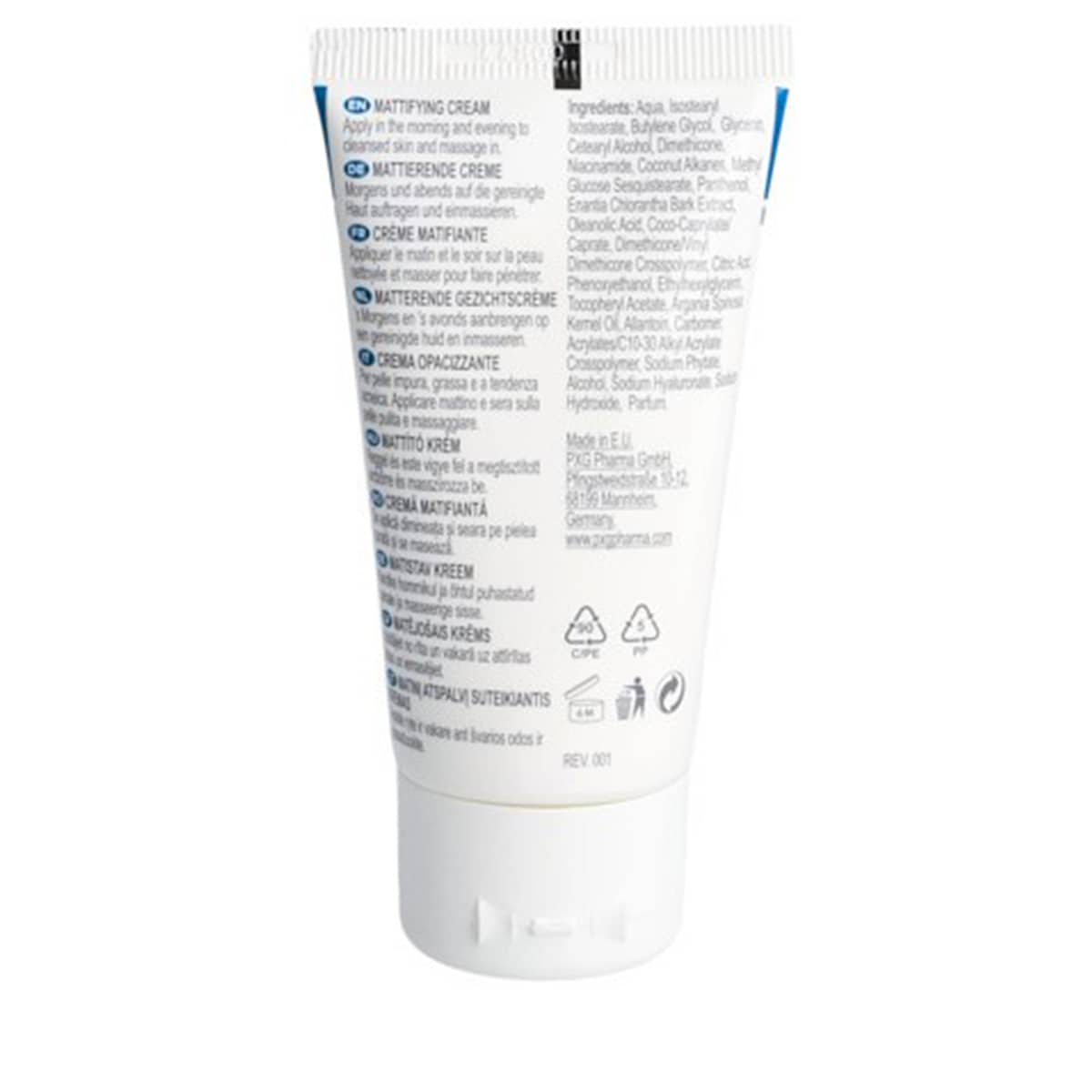 Crema viso opacizzante