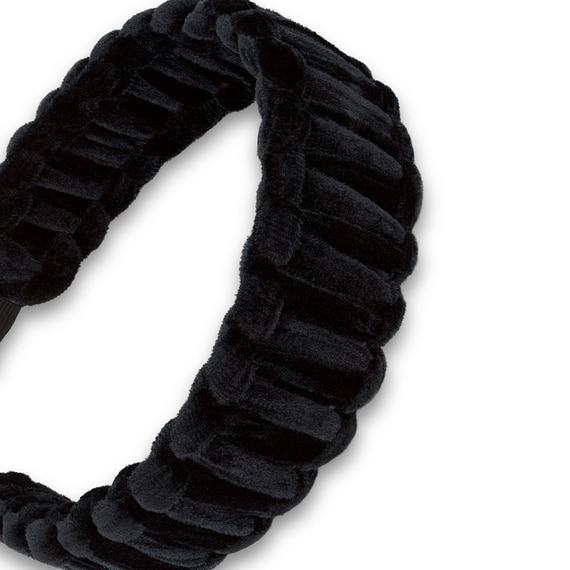Velvet Hairband Wide Braided