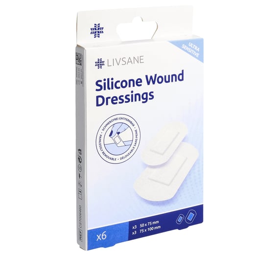 Pansements de silicone ultra sensibles - 6 pcs.