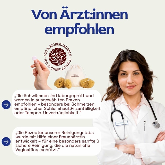 Starterkit: Menstruationsschwämme M - 3 Stk.