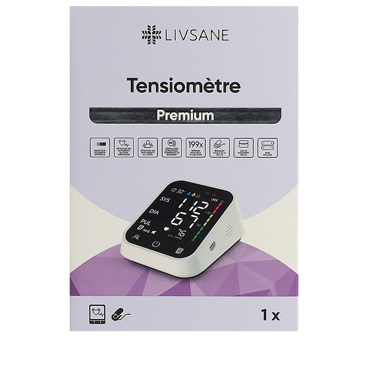 Appareil de tension artérielle bras Premium
