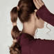 Elastico per capelli Yoga morbido 6 pezzi, beige, rosa terracotta