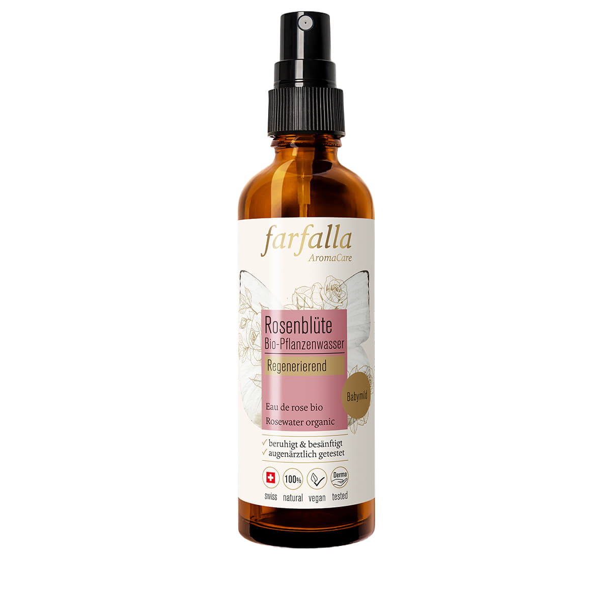 Eau florale bio de rose