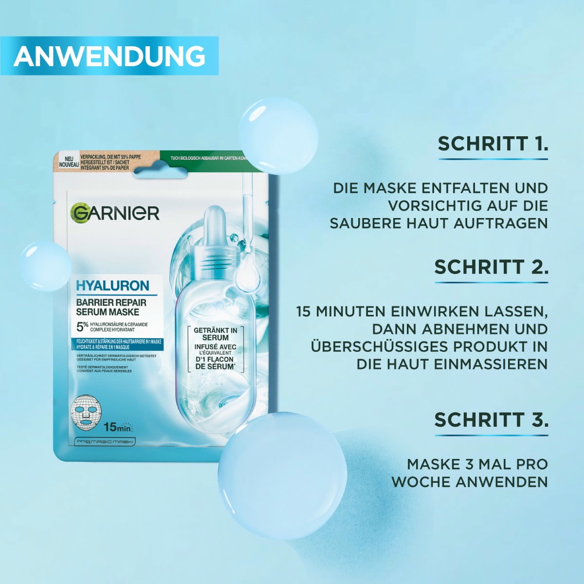 Hyaluron Barrier Repair Serum Mask