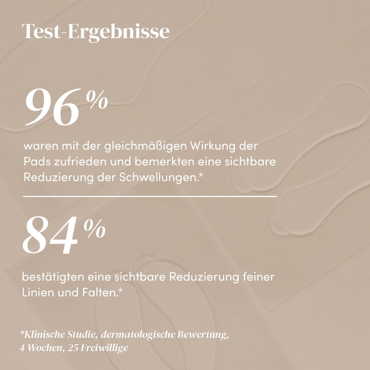 Wiederverwendbare Augen Pads mit Vitamin C
