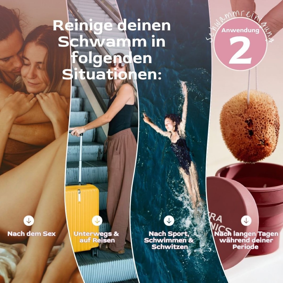 2in1 Intim- & Schwammseife inkl. Netzbeutel