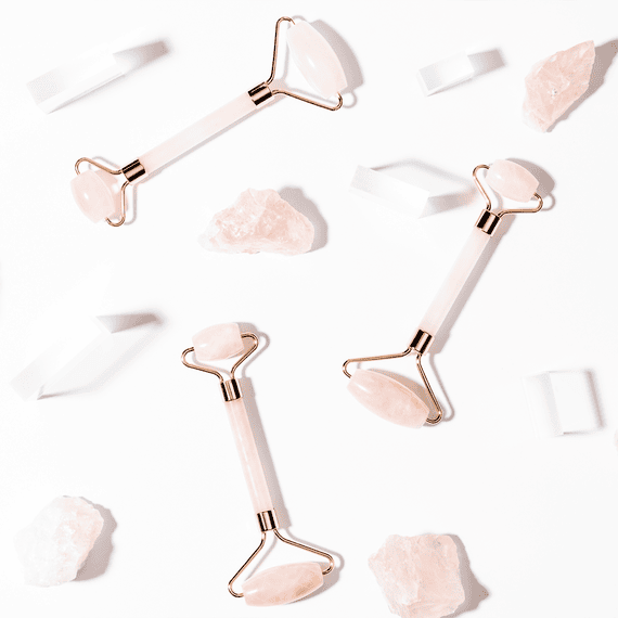 Luxurious Rose Quartz Facial Roller