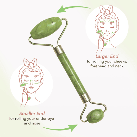 Gua Sha & Roller Set - Jade