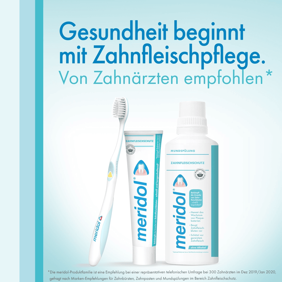 Zahnfleischschutz antibakterielle Mundspülung